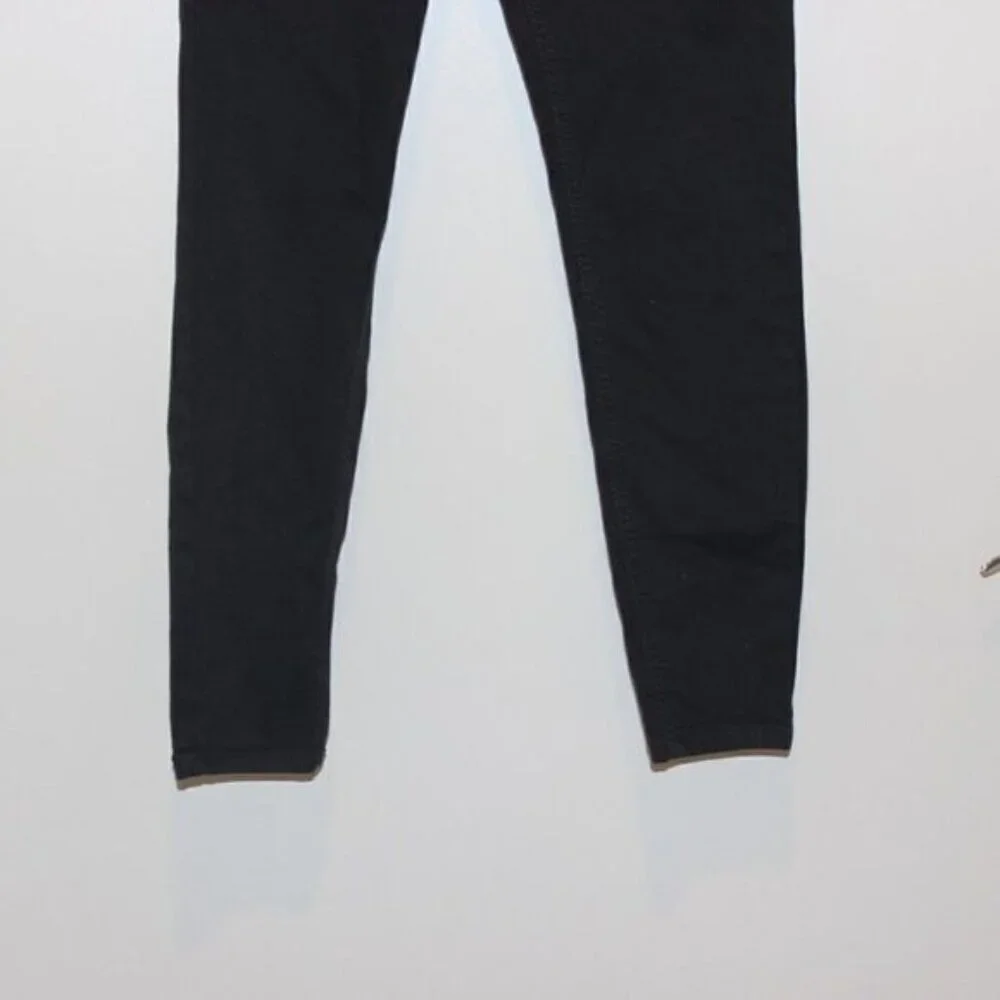 Topshop Black Strength Leg Jamic Jeans Women Size Petite W24